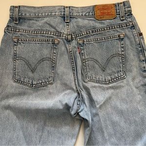 vintage levi's 550 classic relaxed tapered jeans 14 L